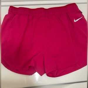 Nike Women's Bright Pink Athletic Shorts